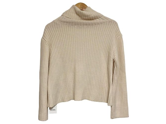 Autre Marque Set 2way Snidel Gonna a Volant e Maglia Crudo - vista 3