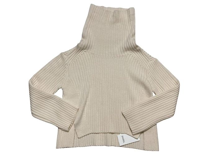 Autre Marque Set 2way Snidel Gonna a Volant e Maglia Crudo - vista 4