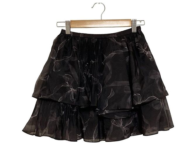 Autre Marque Set 2way Snidel Gonna a Volant e Maglia Crudo - vista 5