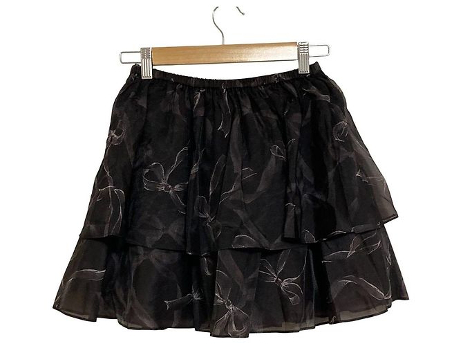 Autre Marque Set 2way Snidel Gonna a Volant e Maglia Crudo - vista 6