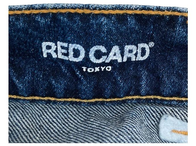 Autre Marque Vaqueros de denim RED CARD Azul - vista 4