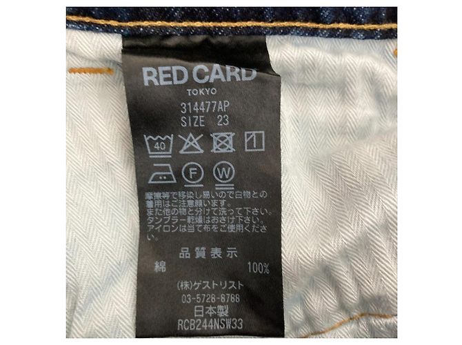 Autre Marque Vaqueros de denim RED CARD Azul - vista 5