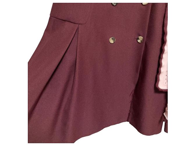 Falda Long Trench Golden Goose Púrpura - vista 4
