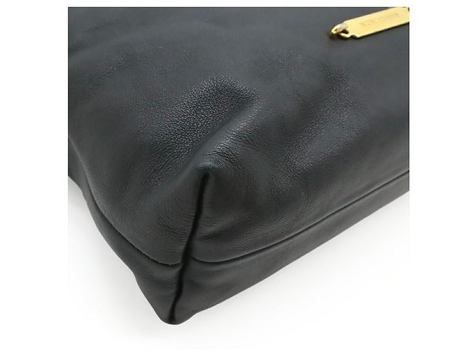 Borsa a tracolla in pelle Burberry Check Marrone Nero - vista 3