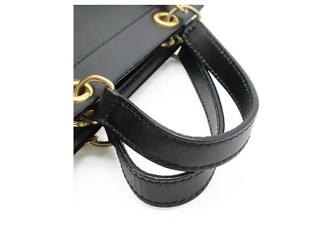 Céline Borsa a mano 2way in pelle Celine Nero - vista 4