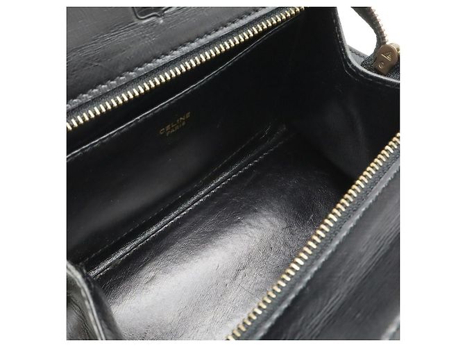 Céline Borsa a mano 2way in pelle Celine Nero - vista 7
