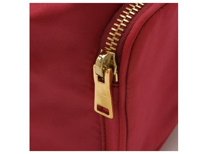 Borsa 2way Prada in nylon e pelle Rosa - vista 4