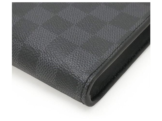 Borsa a pochette Louis Vuitton Damier Graphite Nero Grigio - vista 3