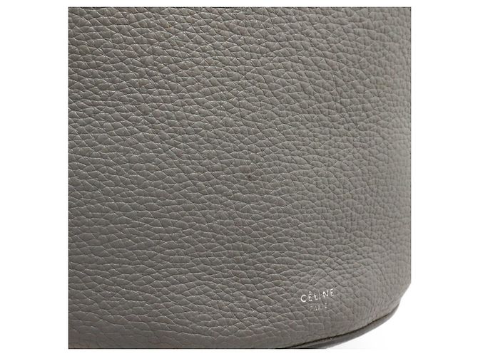 Céline Borsa a tracolla in pelle Celine Big Bag Marrone - vista 4