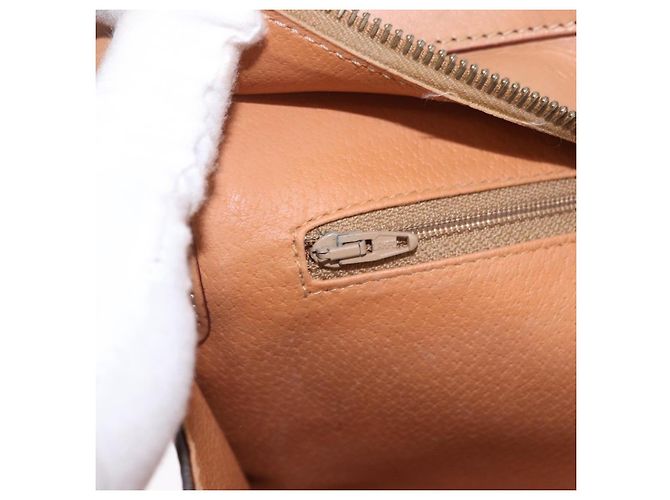 Céline CELINE Macadam Canvas Hand Bag PVC Leather 2way Brown Gold - vista 23