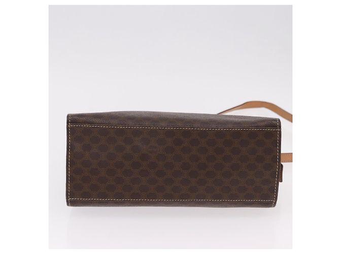 Céline CELINE Macadam Canvas Hand Bag PVC Leather 2way Brown Gold - vista 5