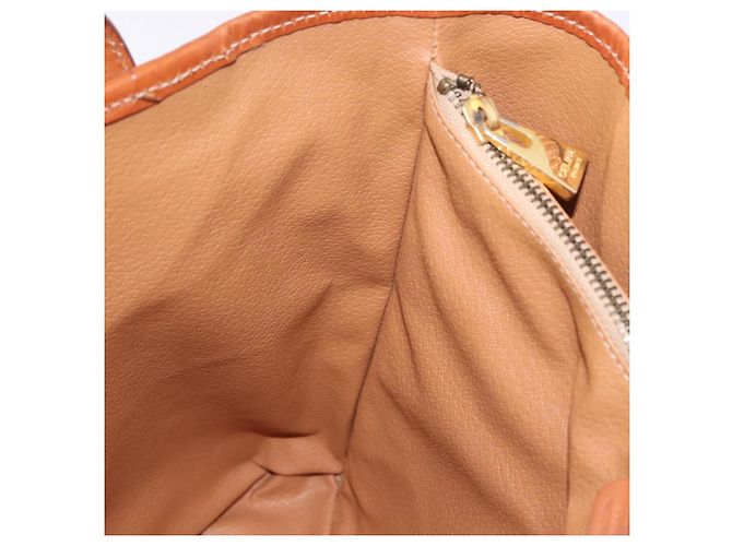 Céline CELINE Macadam Canvas Shoulder Bag PVC Leather Brown Gold - vista 18