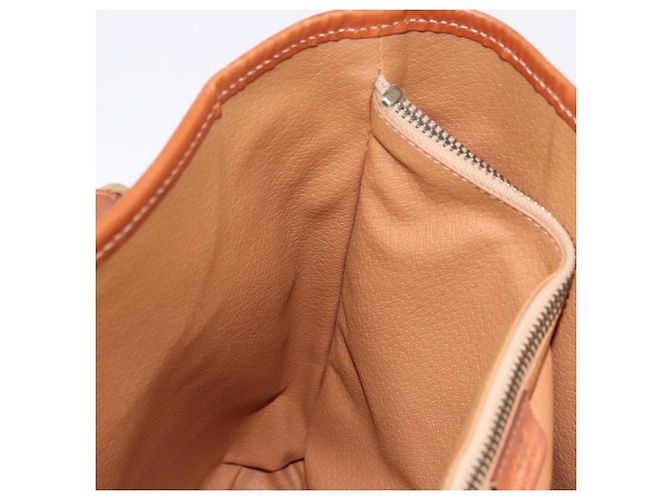 Céline CELINE Macadam Canvas Shoulder Bag PVC Leather Brown Gold - vista 21