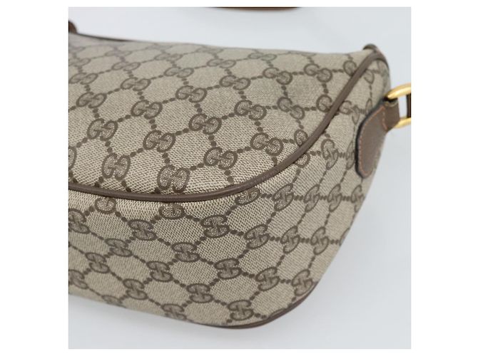 GUCCI GG Supreme Web Sherry Line Bag PVC Beige Gold 89 02 032 - Ansicht 16