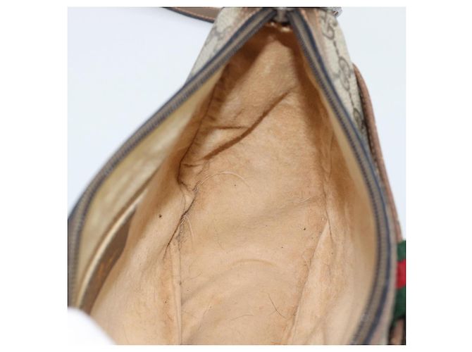 GUCCI GG Supreme Web Sherry Line Bag PVC Beige Gold 89 02 032 - Ansicht 19