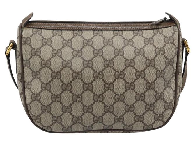GUCCI GG Supreme Web Sherry Line Bag PVC Beige Gold 89 02 032 - Ansicht 2