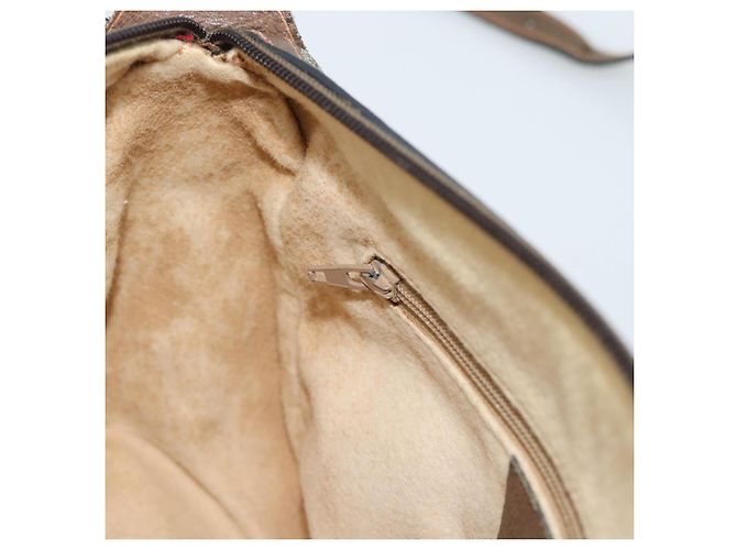 GUCCI GG Supreme Web Sherry Line Bag PVC Beige Gold 89 02 032 - Ansicht 21