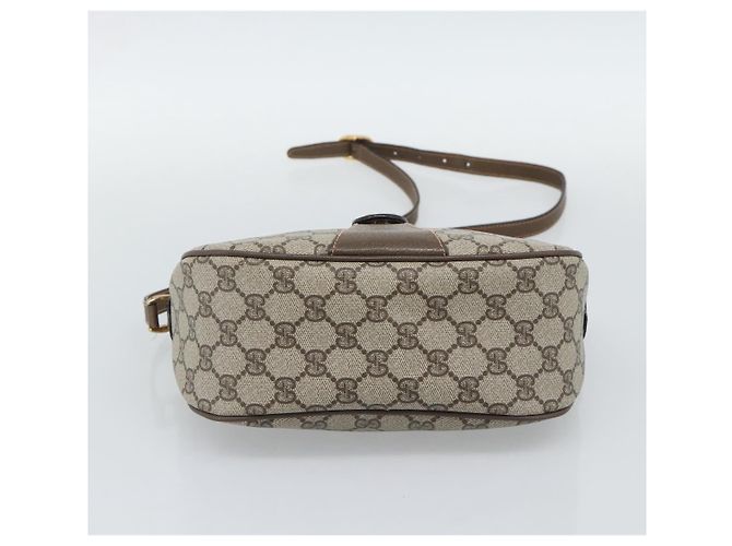 GUCCI GG Supreme Web Sherry Line Bag PVC Beige Gold 89 02 032 - Ansicht 5