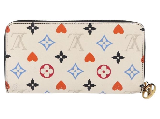 LOUIS VUITTON Monogram Game On Zippy Long Wallet White M57491 LV - vista 2
