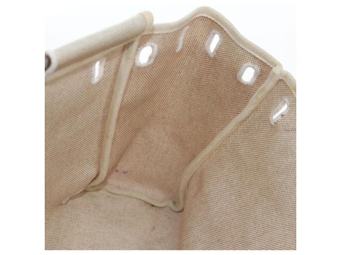 Hermès HERMES Herbag A Dos Backpack Canvas 2way Beige Silver - vista 42
