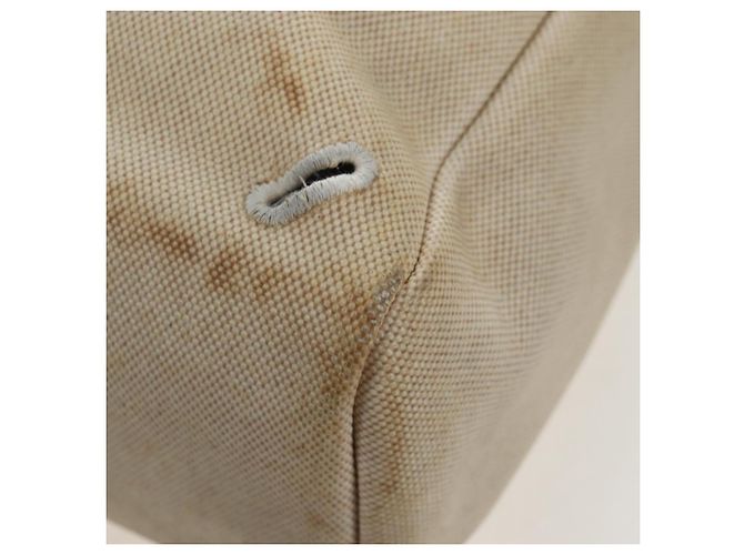 Hermès HERMES Herbag A Dos Backpack Canvas 2way Beige Silver - vista 8