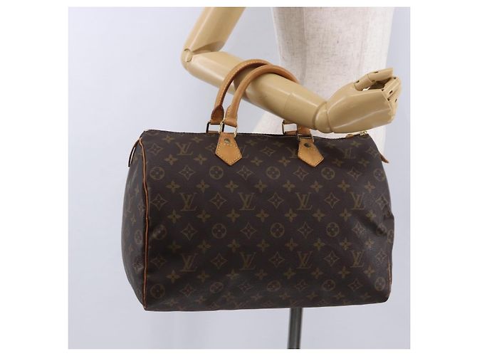 LOUIS VUITTON Monogram Speedy 35 Hand Bag M41524 LV - vista 21