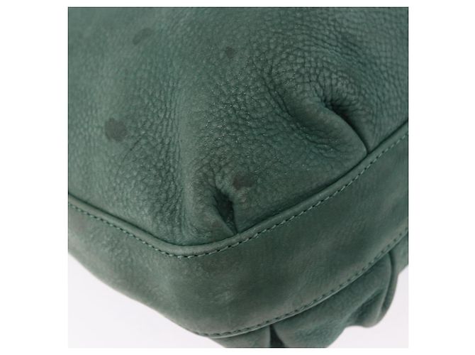 FENDI Hand Bag Leather Green Gold - vista 15