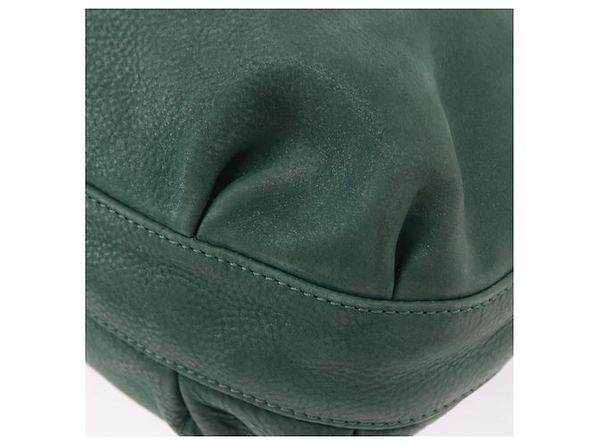 FENDI Hand Bag Leather Green Gold - vista 16