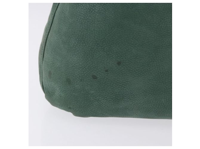 FENDI Hand Bag Leather Green Gold - vista 3
