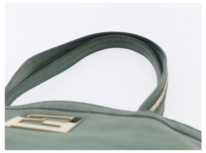 FENDI Hand Bag Leather Green Gold - vista 9