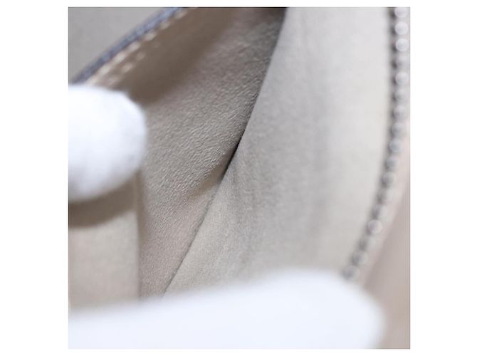 Céline CELINE Luggage Micro Shopper Hand Bag Leather Beige - vista 24