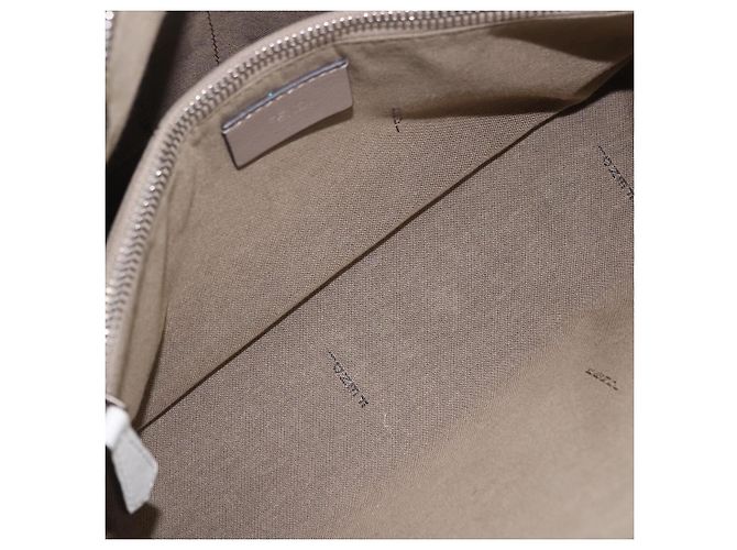 Borsa a tracolla FENDI in pelle bianca e argento, autentica bs36311A - vista 21