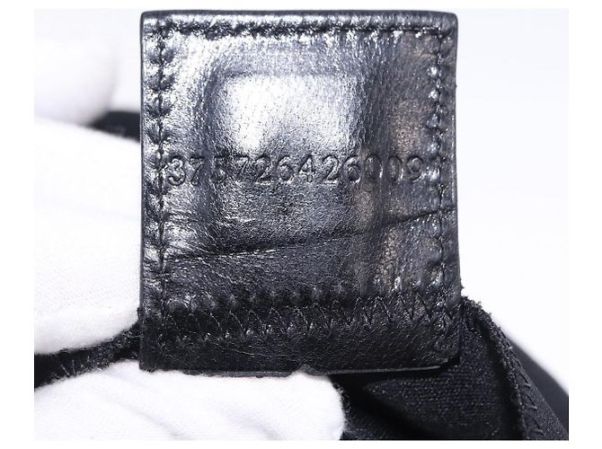 Bolso de hombro FENDI Mamma Baguette en jersey de algodón, negro y plata, auténtico 193880 - vista 25