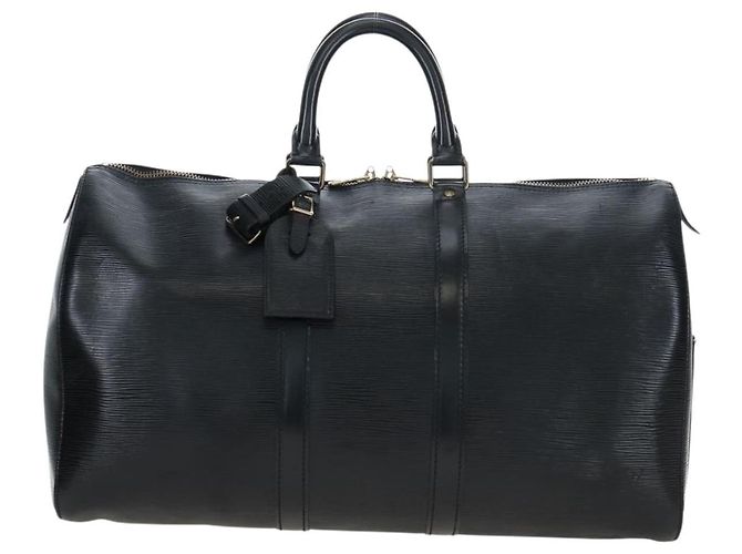 Borsa LOUIS VUITTON Epi Keepall 45 Boston nera M42972 LV autentica 191863V - vista 2