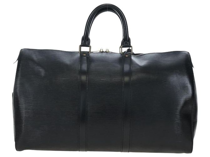 Borsa LOUIS VUITTON Epi Keepall 45 Boston nera M42972 LV autentica 191863V - vista 3
