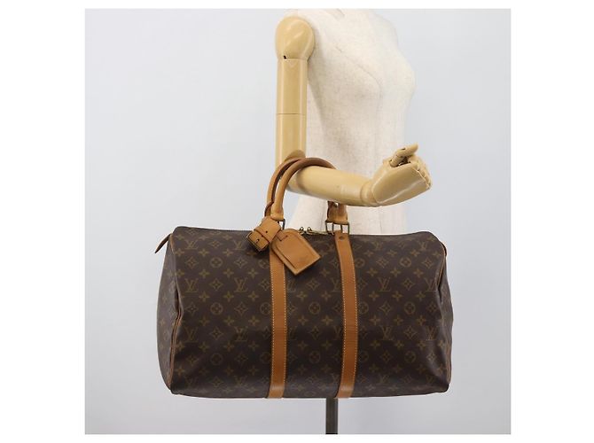 Borsa Louis Vuitton Monogram Keepall 45 Boston M41428 LV - vista 20