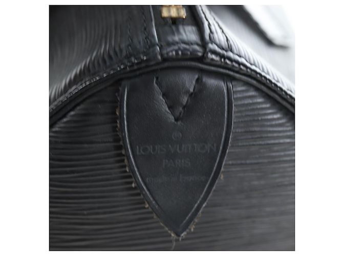 Borsa a mano LOUIS VUITTON Epi Speedy 25 nera M59042 LV - vista 14