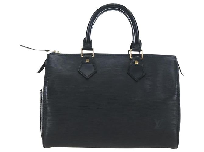 Borsa a mano LOUIS VUITTON Epi Speedy 25 nera M59042 LV - vista 3