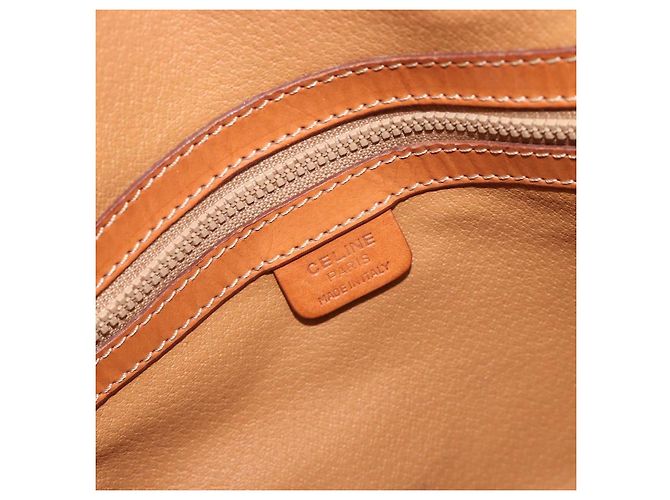 Céline Borsa a mano CELINE Macadam in PVC e pelle, modello 2 vie, marrone e oro, autentica, codice articolo ep15452. - vista 17