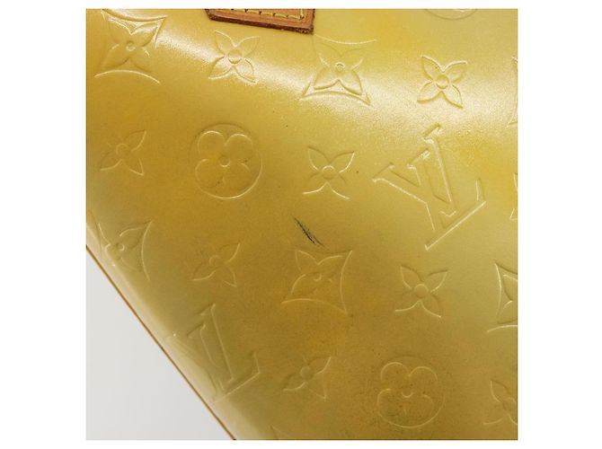 Borsa a mano LOUIS VUITTON Monogram Vernis Houston Gris M91053 LV - vista 14