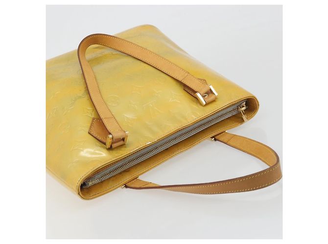 Borsa a mano LOUIS VUITTON Monogram Vernis Houston Gris M91053 LV - vista 6