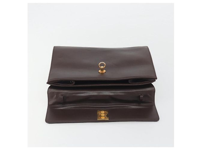 Céline Sac à main CELINE en cuir marron et or, authentique, code article ep15547 - vue 15