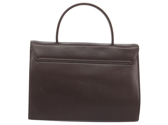Céline Sac à main CELINE en cuir marron et or, authentique, code article ep15547 - vue 3