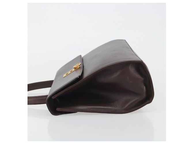 Céline Sac à main CELINE en cuir marron et or, authentique, code article ep15547 - vue 5