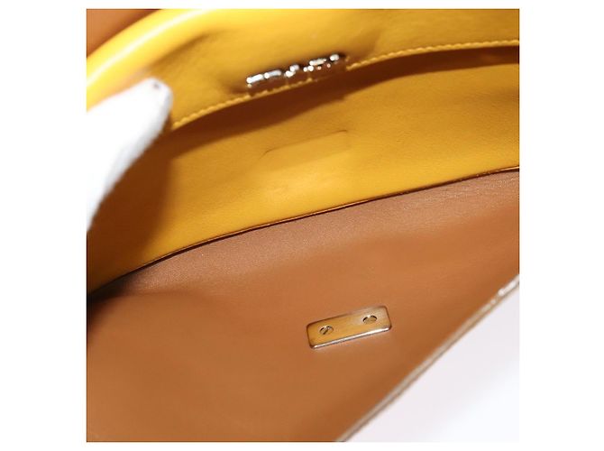 PRADA Schultertasche, gelb und silber, authentisch 138192 - Ansicht 11