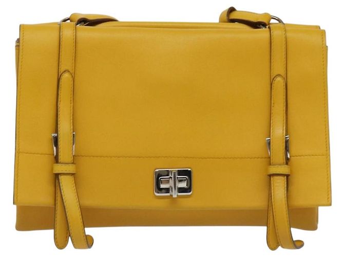 PRADA Schultertasche, gelb und silber, authentisch 138192 - Ansicht 13