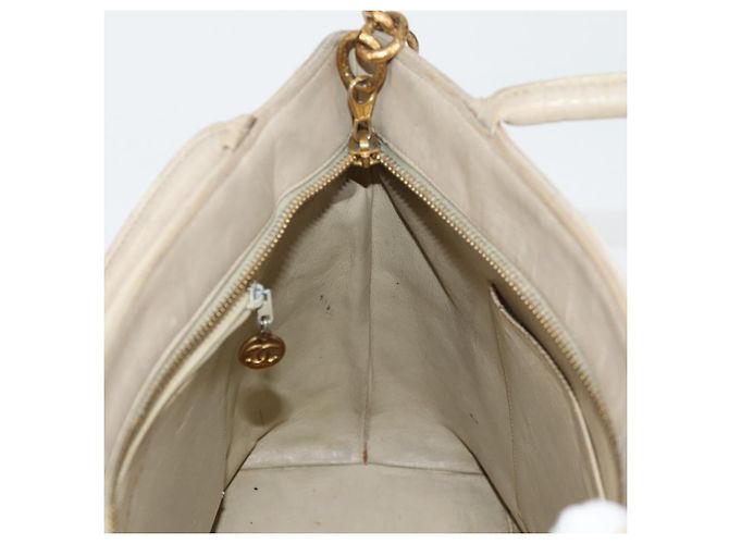 CHANEL Tote-Bag aus beigem Lammleder mit CC-Logo, authentisch bs12535 - Ansicht 21