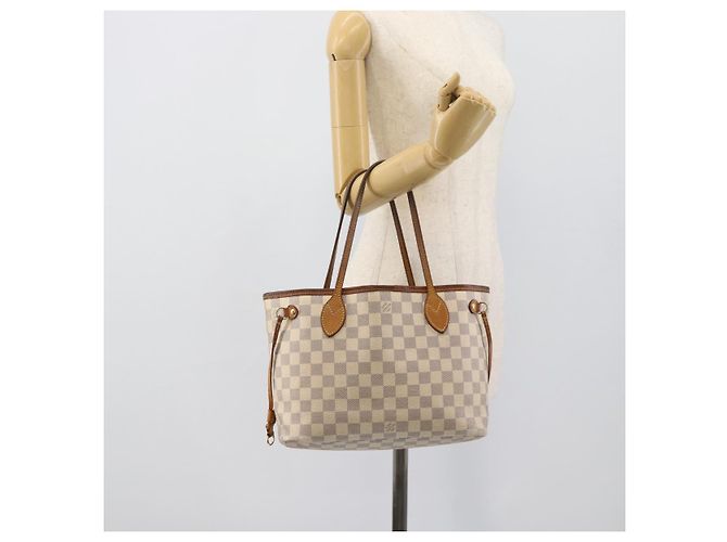 Borsa tote LOUIS VUITTON Damier Azur Neverfull PM N41362 LV - vista 21