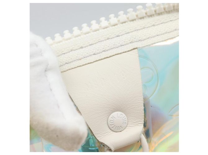 LOUIS VUITTON Monogram Prism Keepall Bandoulière 50 Trasparente M53271 LV - vista 24