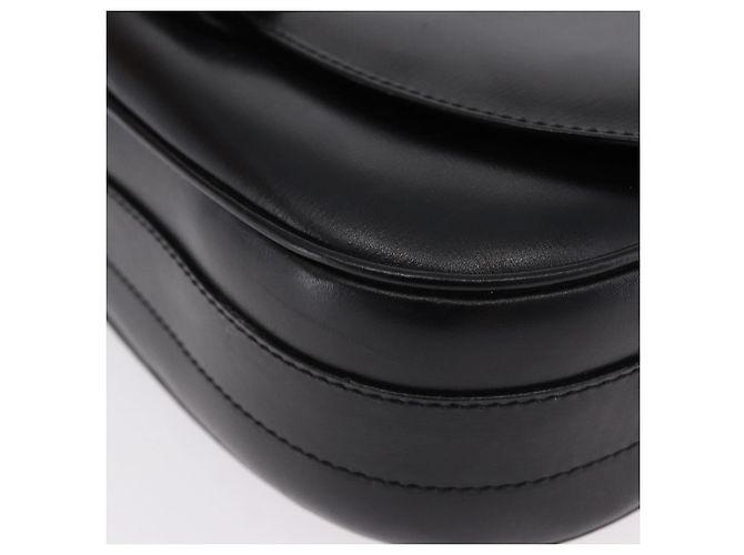 Céline Borsa a tracolla CELINE in pelle nera e oro, autentica, codice 193055 - vista 13
